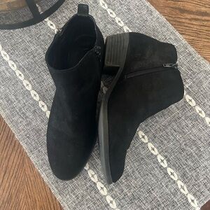 Black Suede Ankle Boots